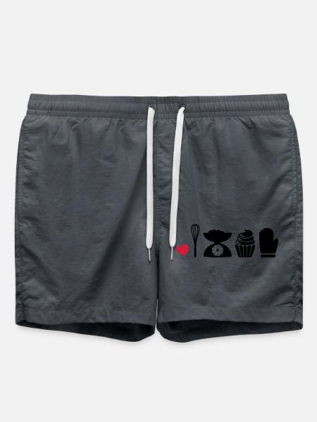 to bake - Swim Trunks - anthracite