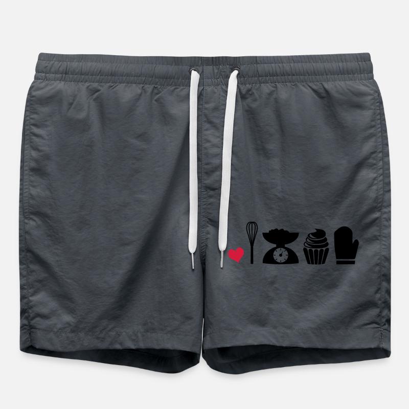 to bake - Swim Trunks - anthracite