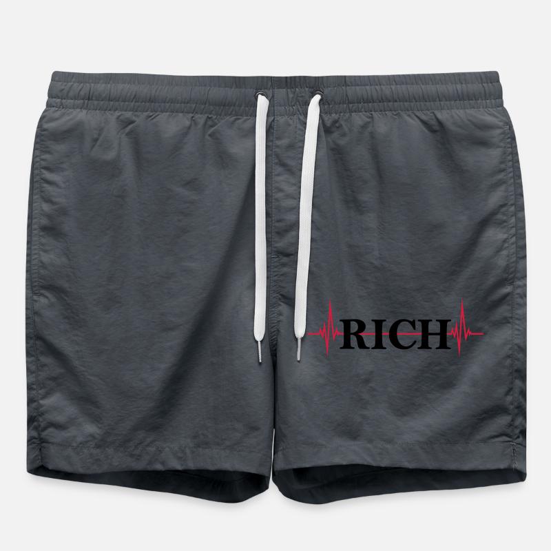 Puls Logo Rich - Swim Trunks - anthracite
