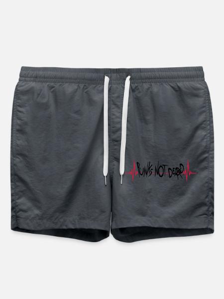 punks pas mort citation - Short de bain - charbon