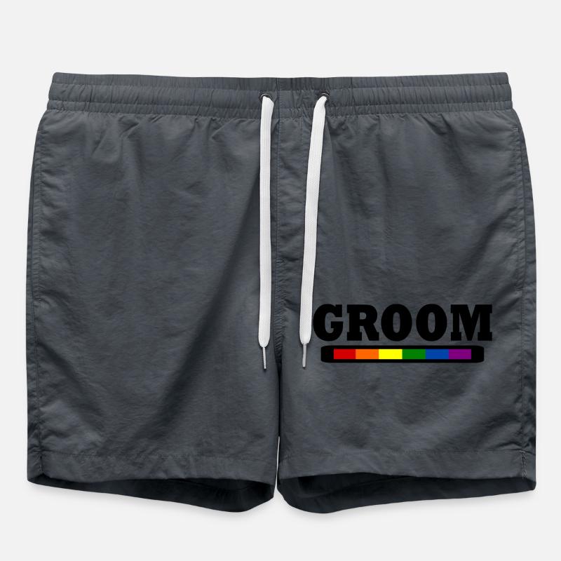 Groom - Swim Trunks - anthracite