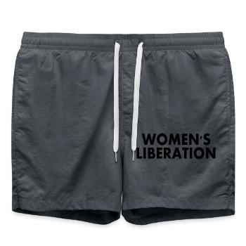 Womens liberation - Short de bain - charbon - Devant - AI Model Male 185 light (185cm)