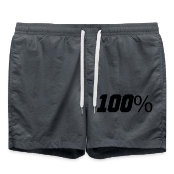 100 - Swim Trunks - anthracite - Front - AI Model Male 185 light (185cm)