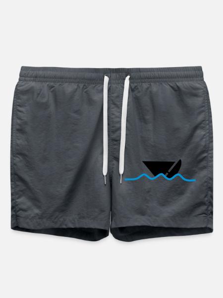 distress_boat - Swim Trunks - anthracite