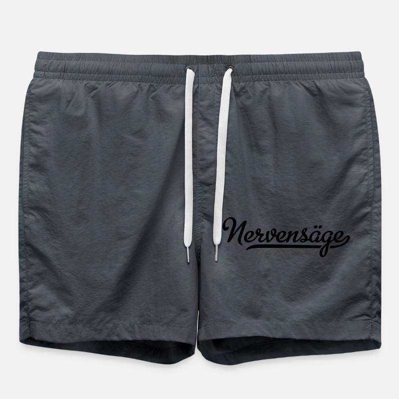 Nervensäge - Badeshorts - Anthrazit