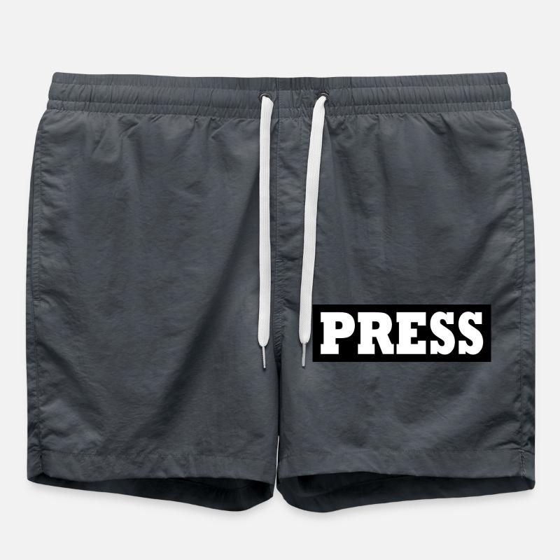 Press - Swim Trunks - anthracite