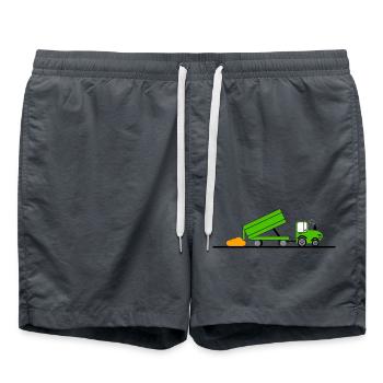 Traktor - Badeshorts - Anthrazit - Vorne - AI Model Male 185 light (185cm)