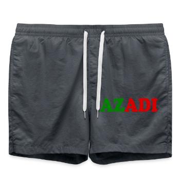 Azadi - Swim Trunks - anthracite - Front - AI Model Male 185 light (185cm)