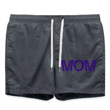 MAMA. MAMA. MUTTERTAG. ALLES GUTE ZUM GEBURTSTAG DER MUTTER - Badeshorts - Anthrazit - Vorne - AI Model Male 185 light (185cm)
