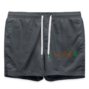 Noël - Short de bain - charbon - Devant - AI Model Male 185 light (185cm)