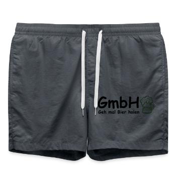 bier gmbh - Badeshorts - Anthrazit - Vorne - AI Model Male 185 light (185cm)