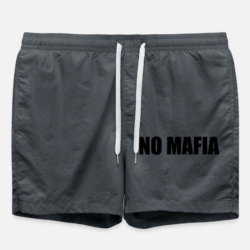 NO MAFIA - Badeshorts - Anthrazit