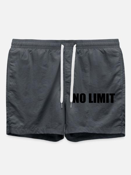No limit - Badeshorts - Anthrazit