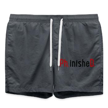 Ph.D. - Badeshorts - Anthrazit - Vorne - AI Model Male 185 light (185cm)