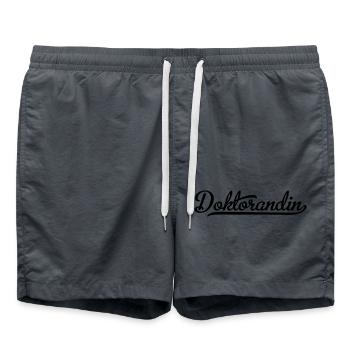 PhD student - Swim Trunks - anthracite - Front - AI Model Male 185 light (185cm)