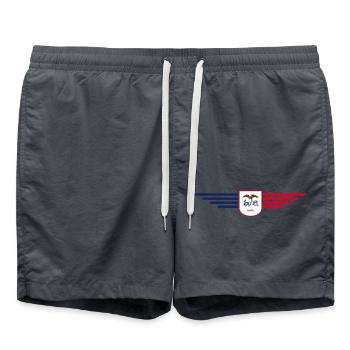 Iowa Fan T-Shirt – Your State! - Swim Trunks - anthracite - Front - AI Model Male 185 light (185cm)