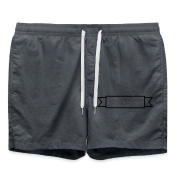 Champ de bannière de cadre - Short de bain - charbon - Devant - AI Model Male 185 light (185cm)