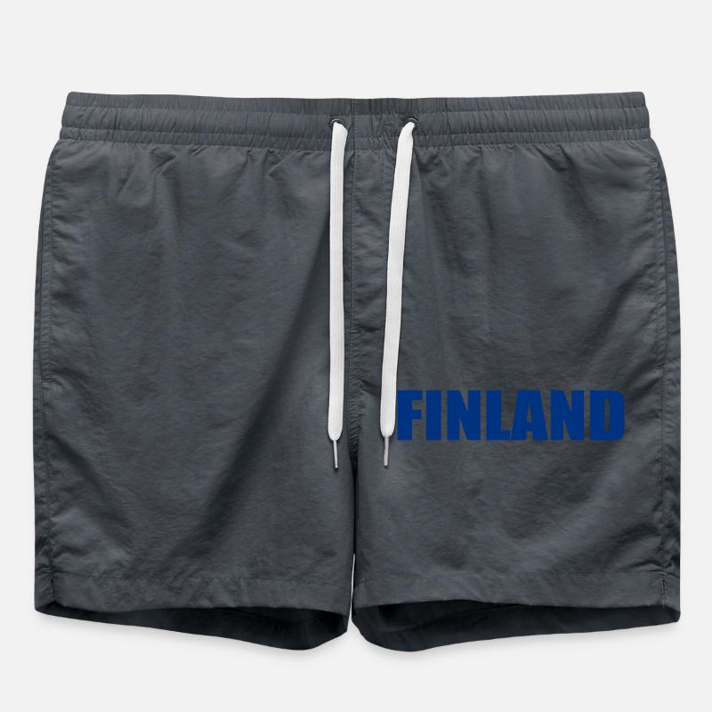 Finland - Swim Trunks - anthracite