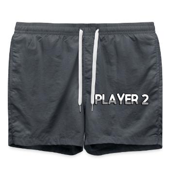PLAYER 2 - Gaming - Swim Trunks - anthracite - Front - AI Model Male 185 light (185cm)