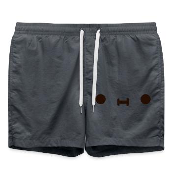 Sourire - Short de bain - charbon - Devant - AI Model Male 185 light (185cm)