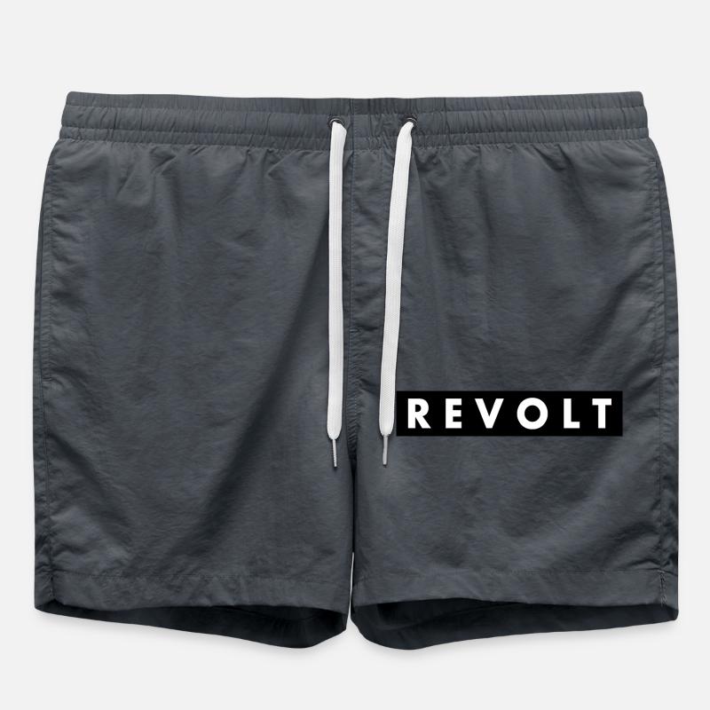 Revolt - Swim Trunks - anthracite