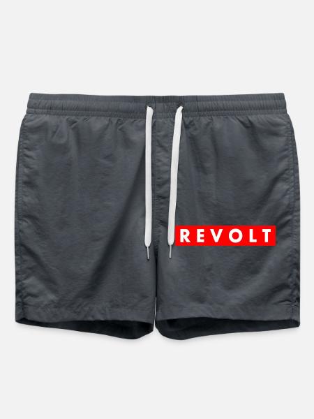 Revolt - Swim Trunks - anthracite
