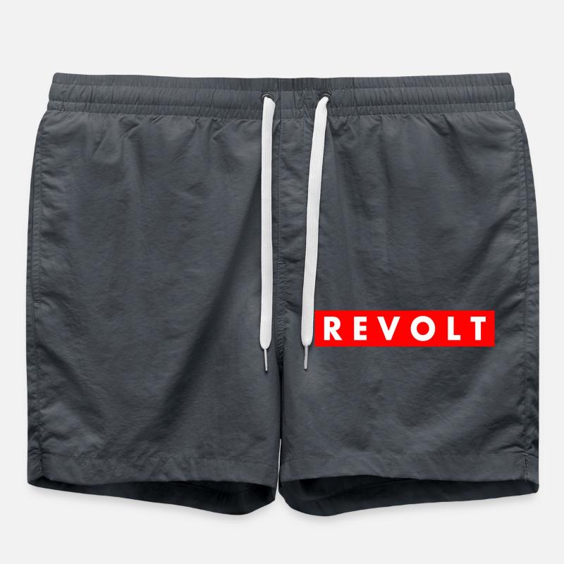 Revolt - Swim Trunks - anthracite