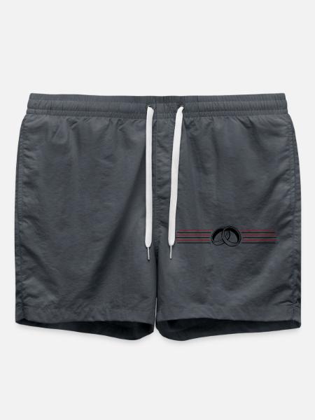 Wedding Rings Symbol - Swim Trunks - anthracite