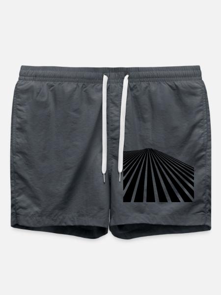 lines - Swim Trunks - anthracite