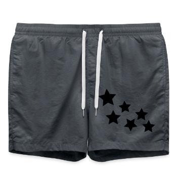 star - Swim Trunks - anthracite - Front - AI Model Male 185 light (185cm)