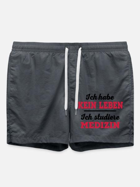 Medizin - Badeshorts - Anthrazit