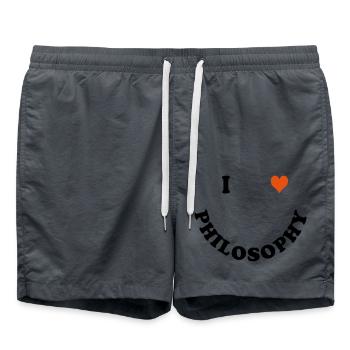 Philosophie - Short de bain - charbon - Devant - AI Model Male 185 light (185cm)