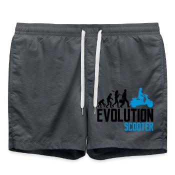 motor evolution elektroroller clipart elek - Badeshorts - Anthrazit - Vorne - AI Model Male 185 light (185cm)