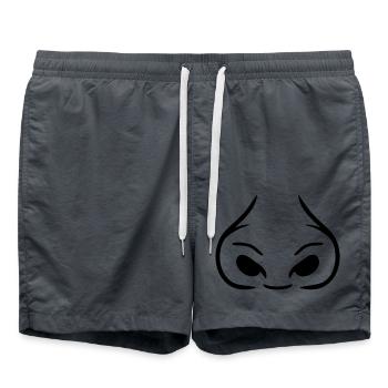 Large nostrils thick nose - Swim Trunks - anthracite - Front - AI Model Male 185 light (185cm)