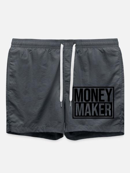 Money Maker Shield Empire - Swim Trunks - anthracite