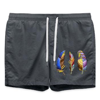 Pen - Swim Trunks - anthracite - Front - AI Model Male 185 light (185cm)