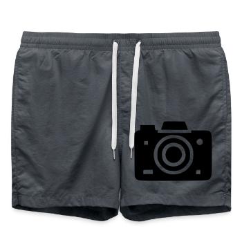 Camera - Swim Trunks - anthracite - Front - AI Model Male 185 light (185cm)