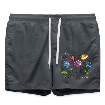Fleur - Short de bain - charbon - Devant - AI Model Male 185 light (185cm)