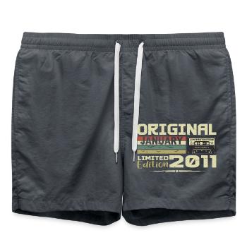 Janvier 2011 | Cadeau D’anniversaire Janvier 2011 - Short de bain - charbon - Devant - AI Model Male 185 light (185cm)