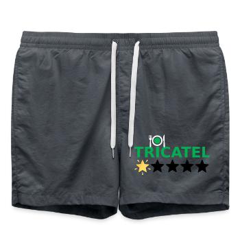 Tricatel - Badeshorts - Anthrazit - Vorne - AI Model Male 185 light (185cm)