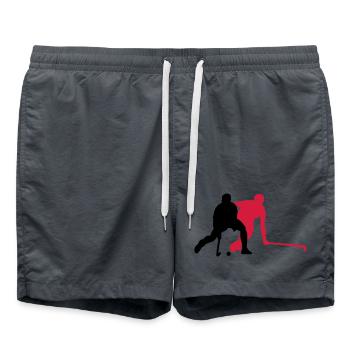 hockey sur gazon - Short de bain - charbon - Devant - AI Model Male 185 light (185cm)