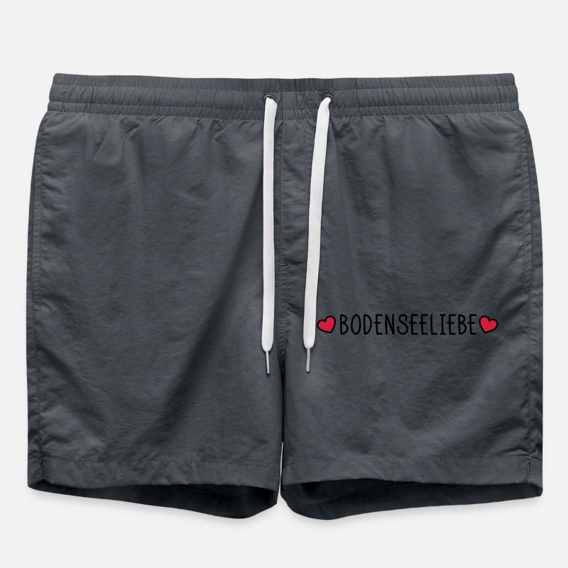 Bodenseeliebe - Badeshorts - Anthrazit