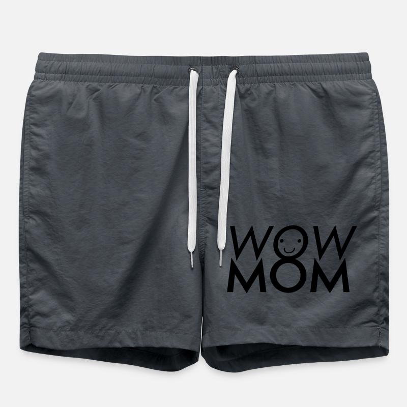 Wow Mom - Badeshorts - Anthrazit
