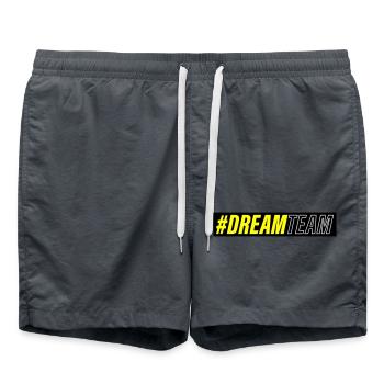 dream team - Badeshorts - Anthrazit - Vorne - AI Model Male 185 light (185cm)