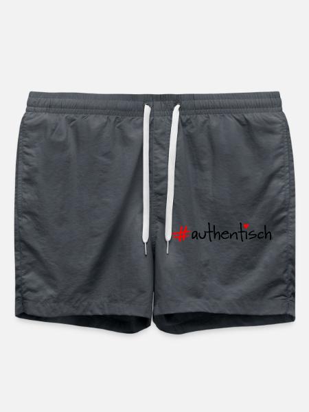 authentique - Short de bain - charbon