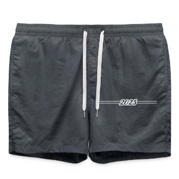 2025 Line - Swim Trunks - anthracite - Front - AI Model Male 185 light (185cm)