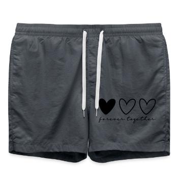 3 Hearts Partners Partie 3 sur 3 - Short de bain - charbon - Devant - AI Model Male 185 light (185cm)