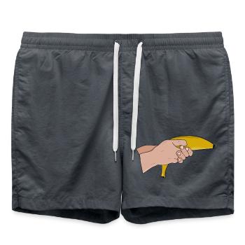 Lethal banana - Swim Trunks - anthracite - Front - AI Model Male 185 light (185cm)