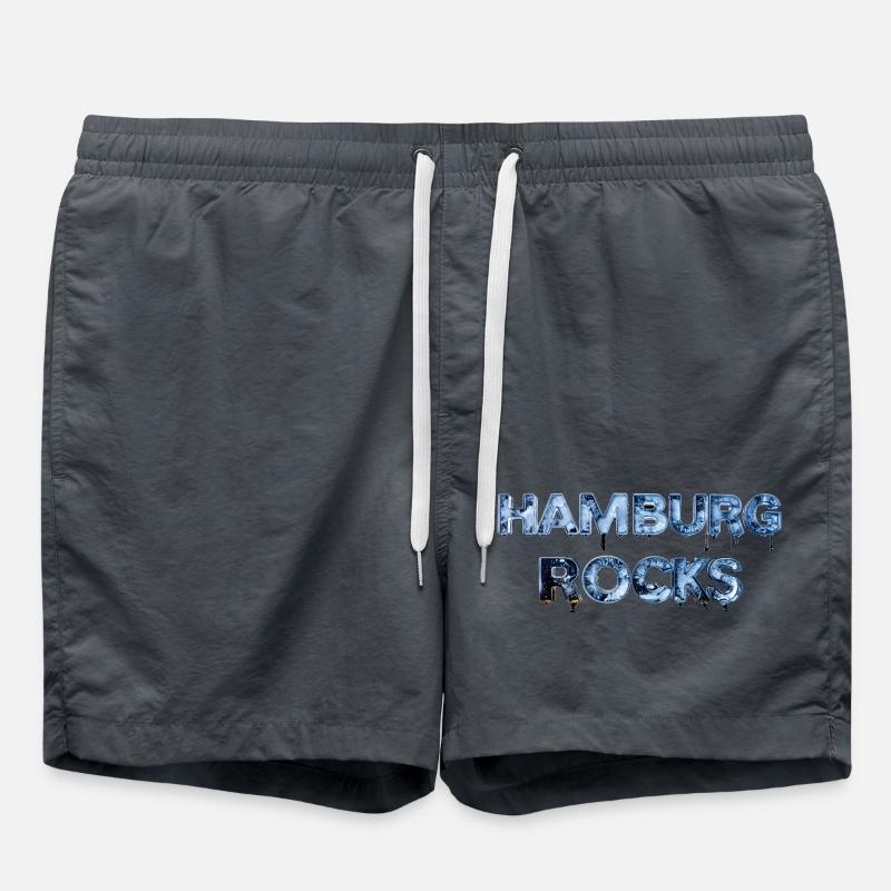 Rochers de Hambourg - Short de bain - charbon