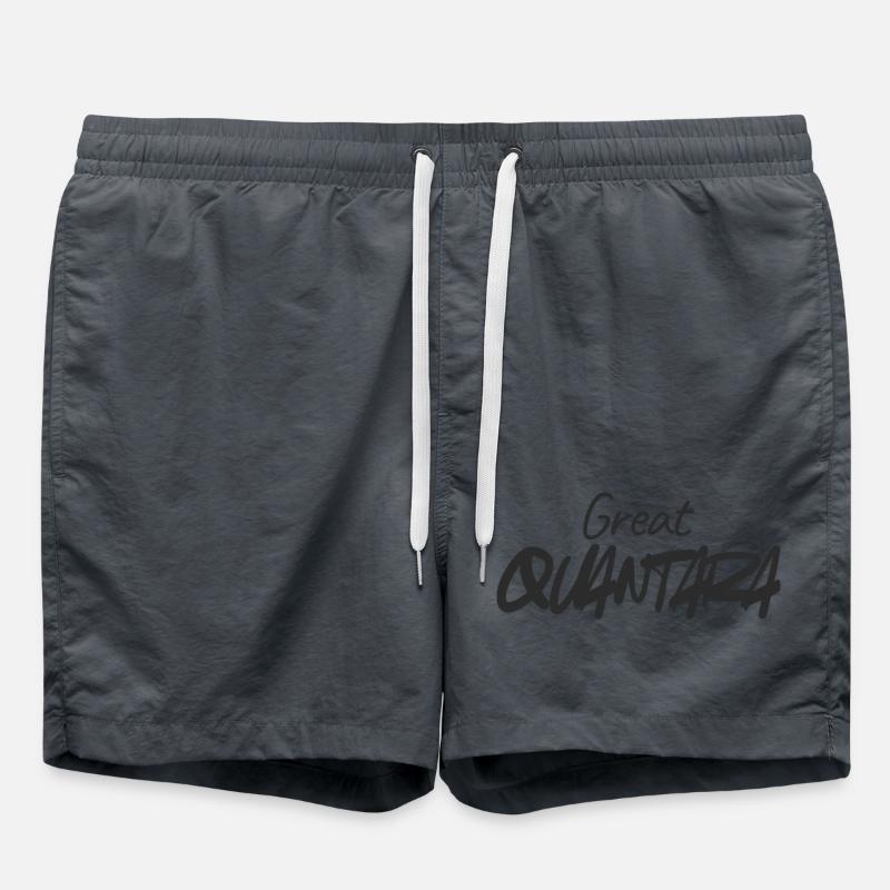 Great Quantity Graffiti Script - Badeshorts - Anthrazit